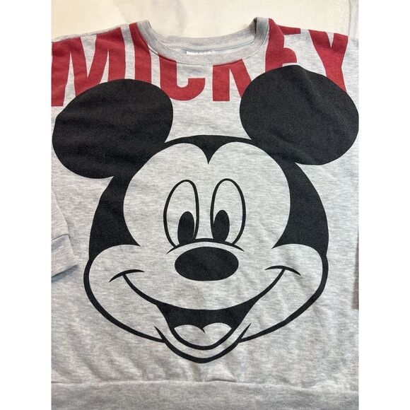 DISNEY Mickey Mouse Sweatshirt Crew Neck Walt Disney World Women's Long Sleeve L - Picture 2 of 6